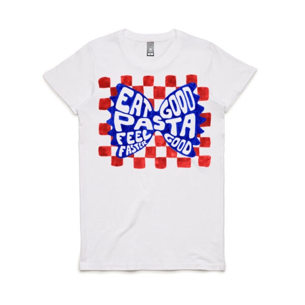 Eat Good Pasta Feel Good Faster Women's Tee Thumbnail
