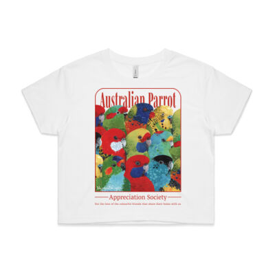 Australian Parrot Appreciation Society Crop Tee Thumbnail