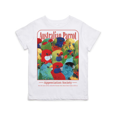 Australian Parrot Appreciation Society Kids Tee Thumbnail