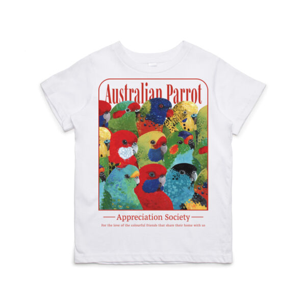 Australian Parrot Appreciation Society Kids Tee Thumbnail